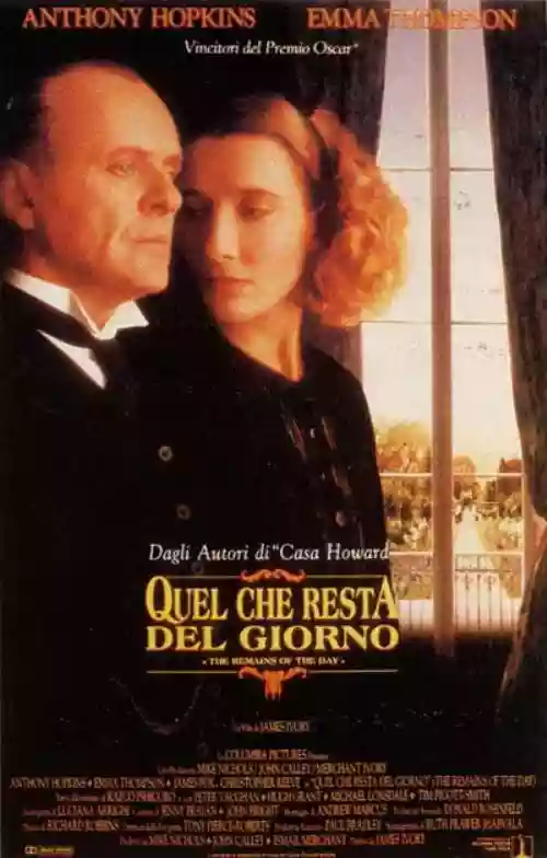 Cover di Quel che resta del giorno (1993)