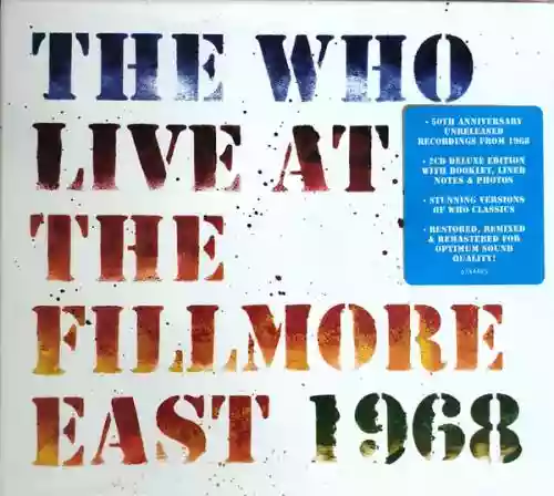 Cover di The Who live at the Fillmore East 1968 