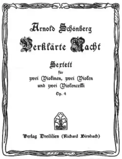 Cover Arnold Schönberg - Verklärte Nacht, Op.4