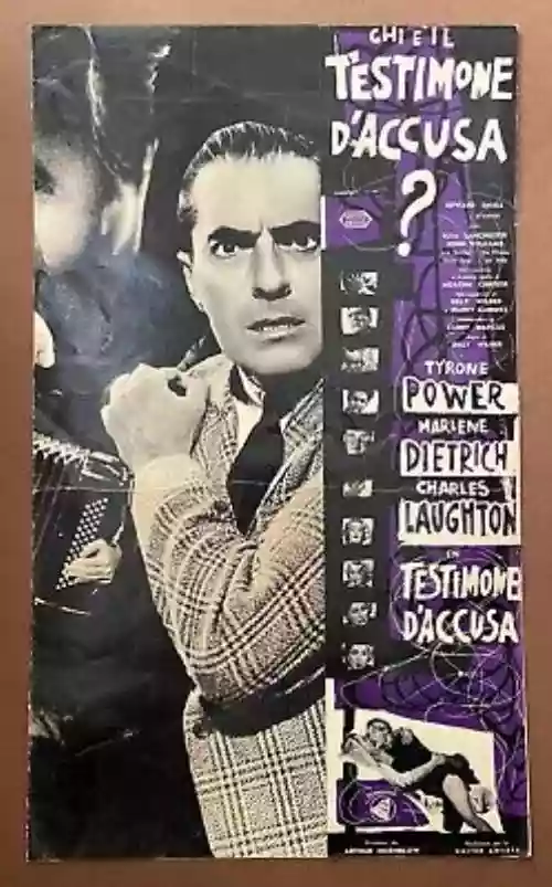 Cover di Testimone d'accusa