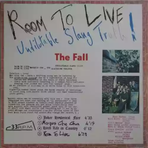 Cover di Room to Live