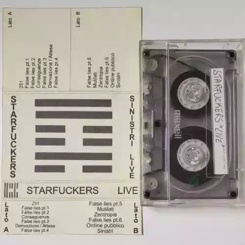 Cover Starfuckers - Sinistri Live