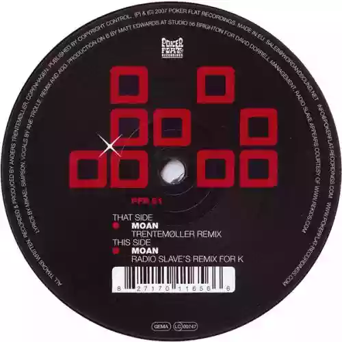 Cover Trentemøller - Moan
